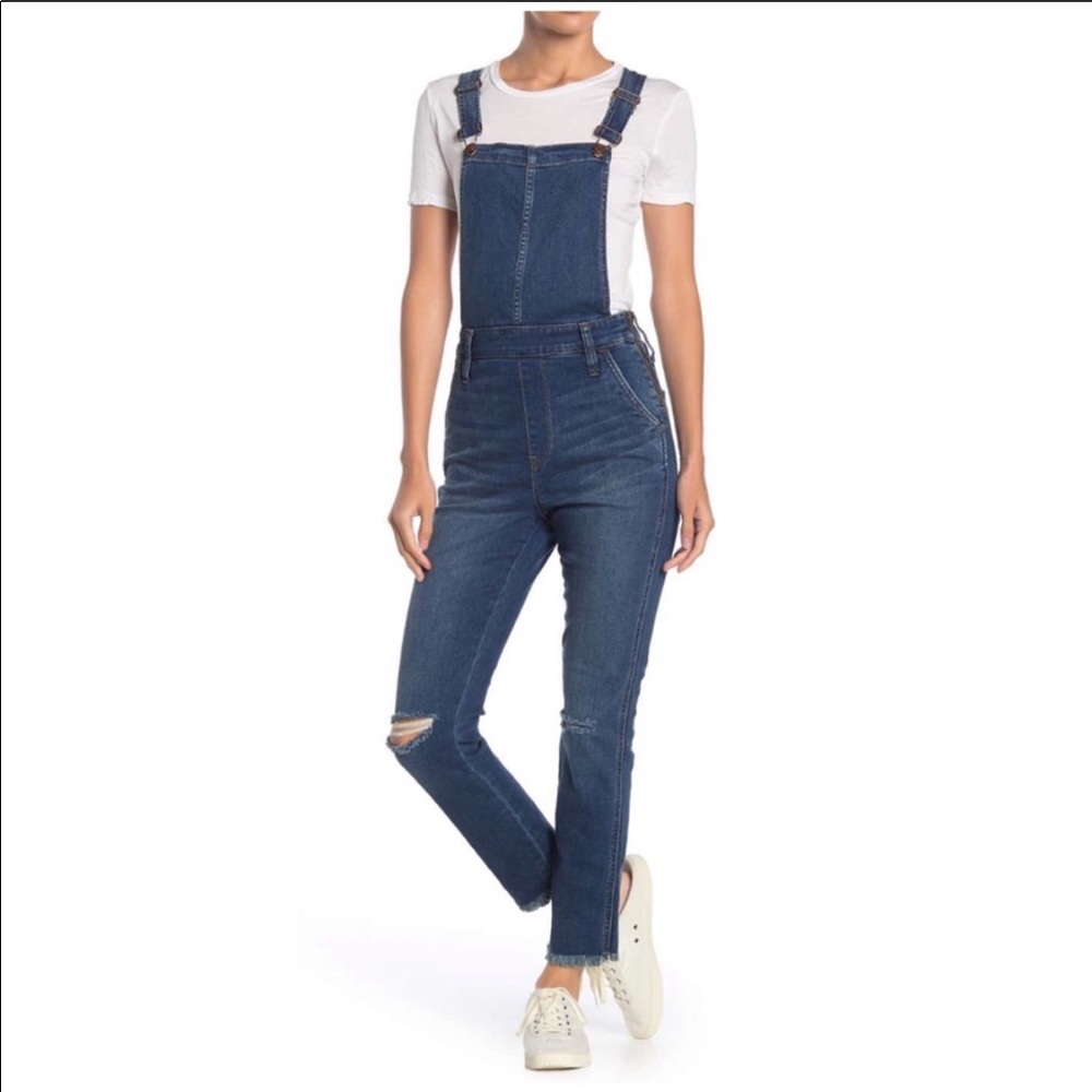 Madewell distressed overall size XS